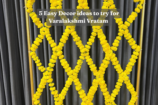 5 Set-ups you can do on your own on Varalakshmi