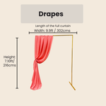 Peach Drape