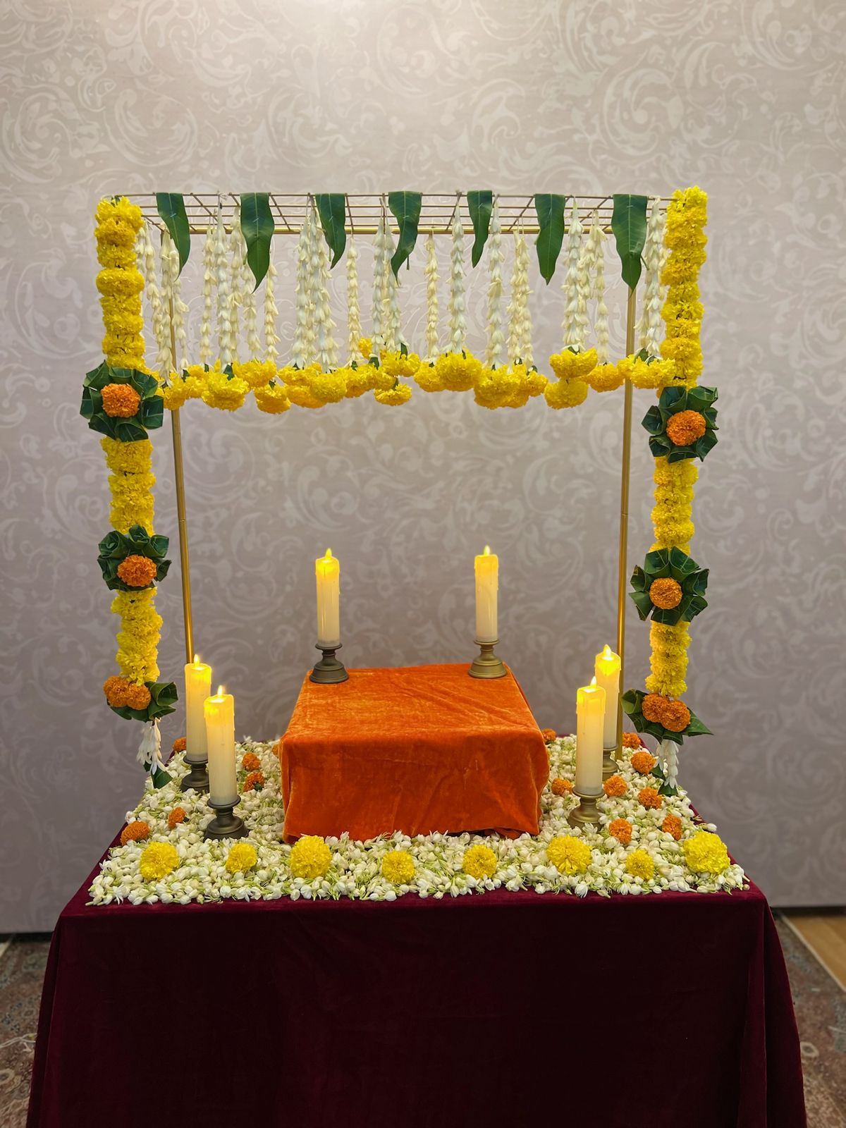 Pooja Backdrop Stand