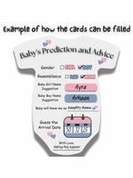 Baby Shower Cards (Romper Shape) - The Decor Cycle