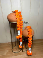 Marigold Garlands Orange - The Decor Cycle