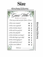 Guess Who Mr. or Mrs Cards - The Decor Cycle