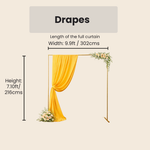 Ochre Yellow Drape