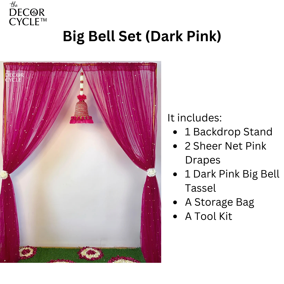 Big Bell Set (Light Pink) - The Decor Cycle