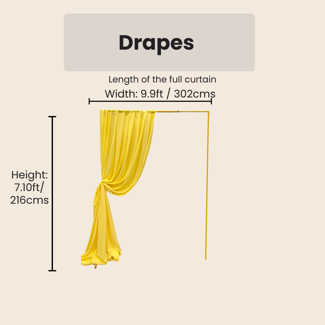 Butter Yellow Drape