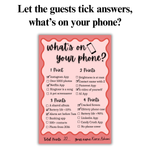 What's in your Phone