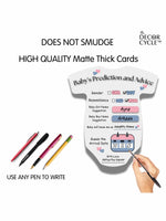 Baby Shower Cards (Romper Shape) - The Decor Cycle