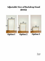 Backdrop Frame Small (3 sizes in 1) - The Decor Cycle