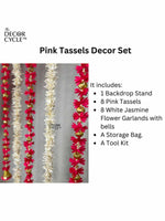 Pink Tassels Decor Set - The Decor Cycle