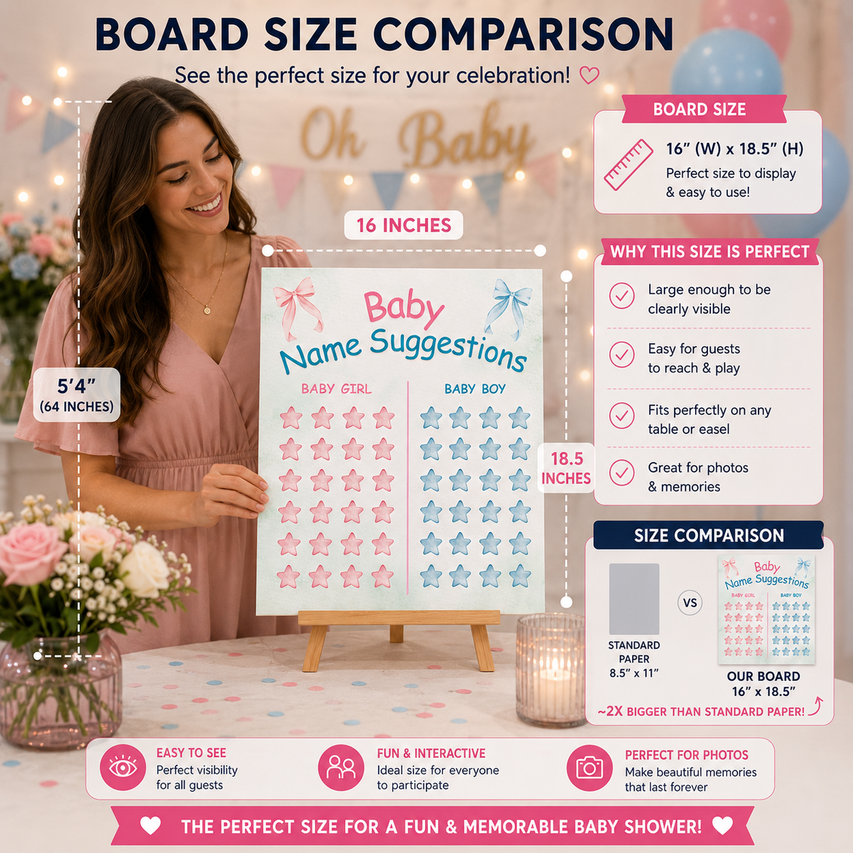 Baby Name Suggestions Board (Star)