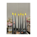 Silver Tapered Candles