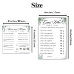 Guess the Mr. and Mrs. Traits and Advice and Wishes Cards Combo - The Decor Cycle