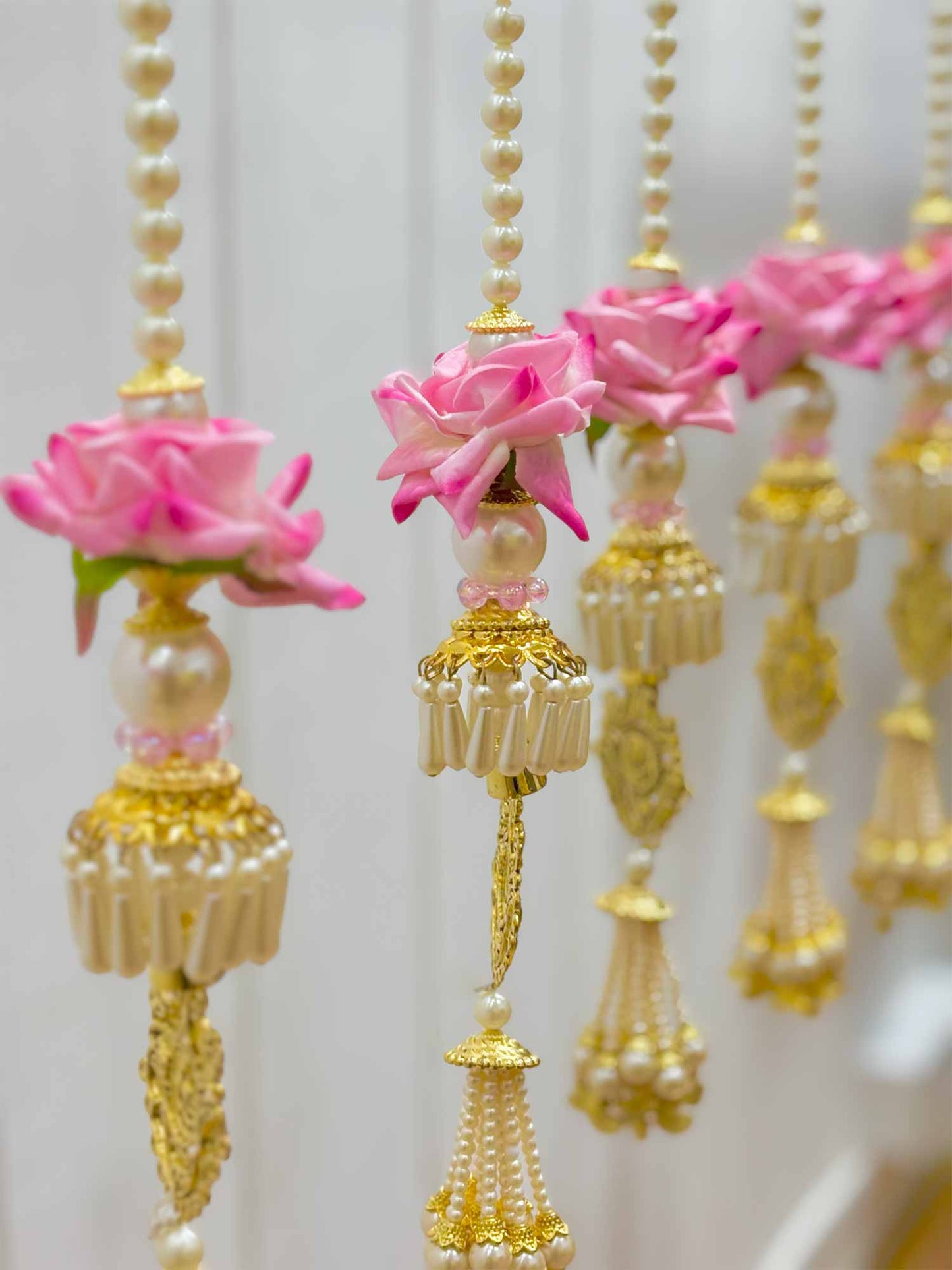 Pearl and Rose Tassels