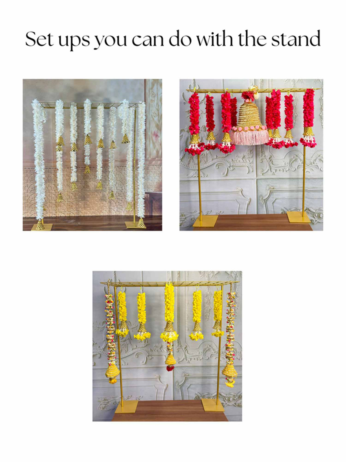 Pooja Backdrop Stand - The Decor Cycle
