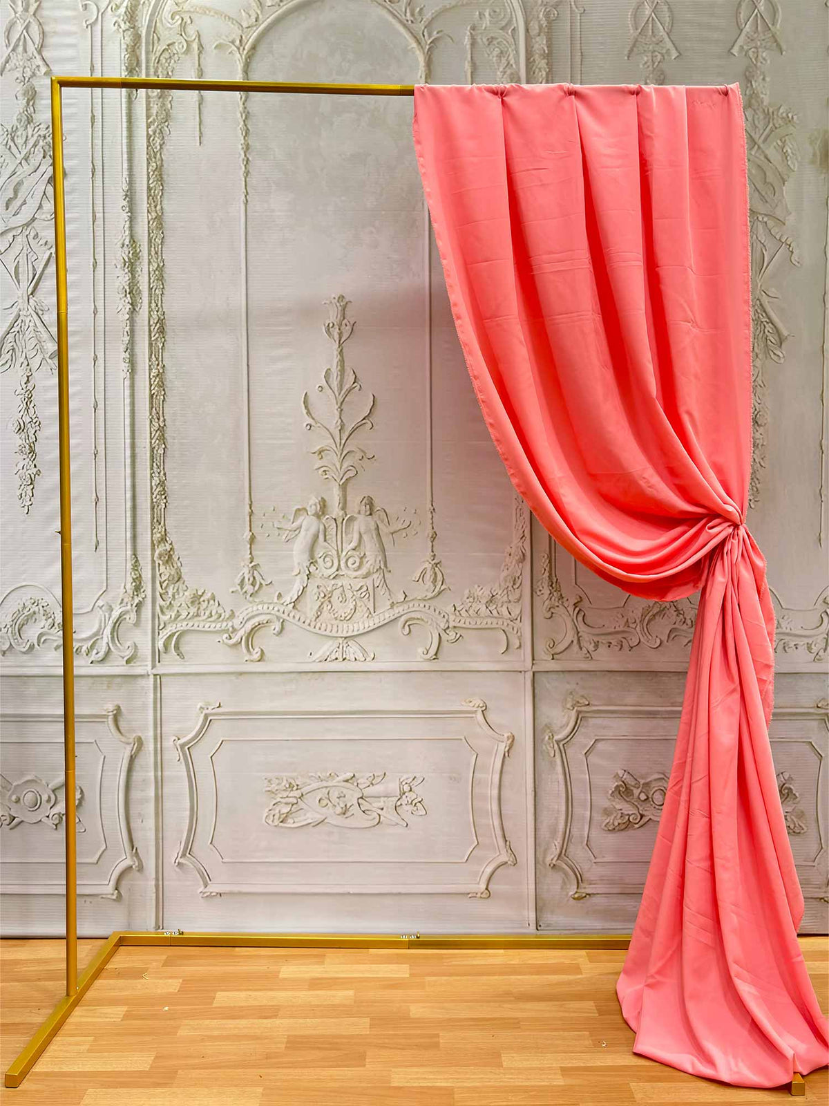 Peach Drape - The Decor Cycle