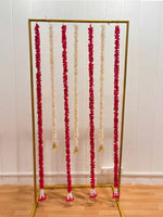 Pink and White Tassels Combo