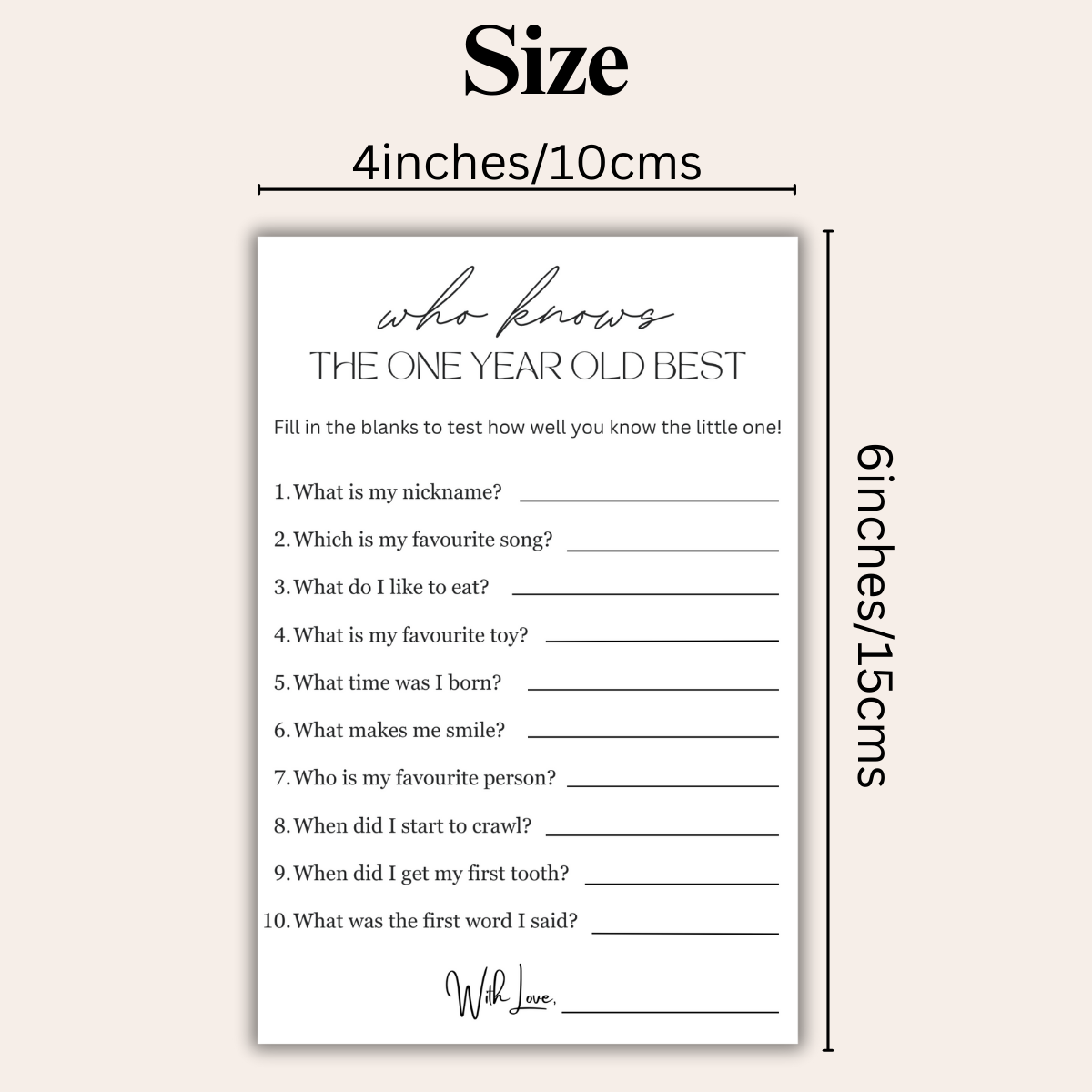 Who knows the one year old the best - The Decor Cycle