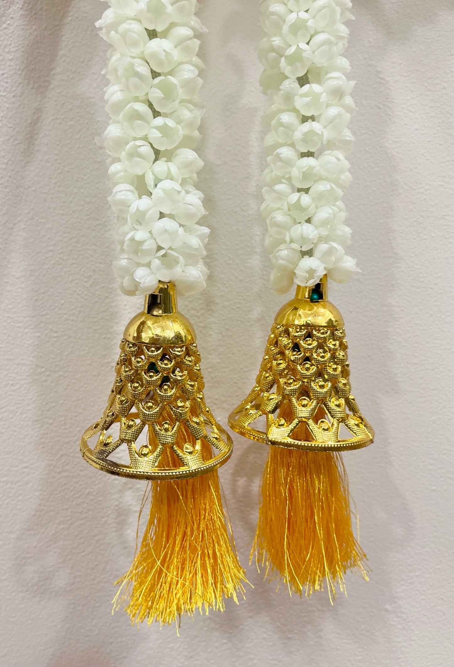 Long Yellow Bell and Tassels Garland - The Decor Cycle