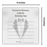 Favorite Memory with the Birthday Boy Cards