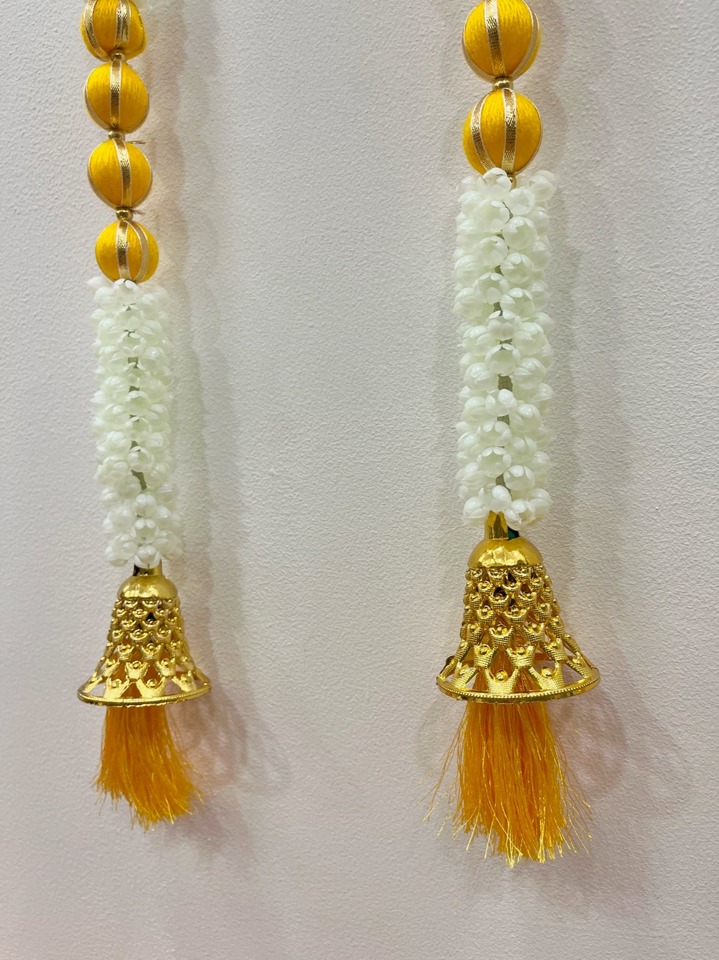 Long Yellow Bell and Tassels Garland - The Decor Cycle