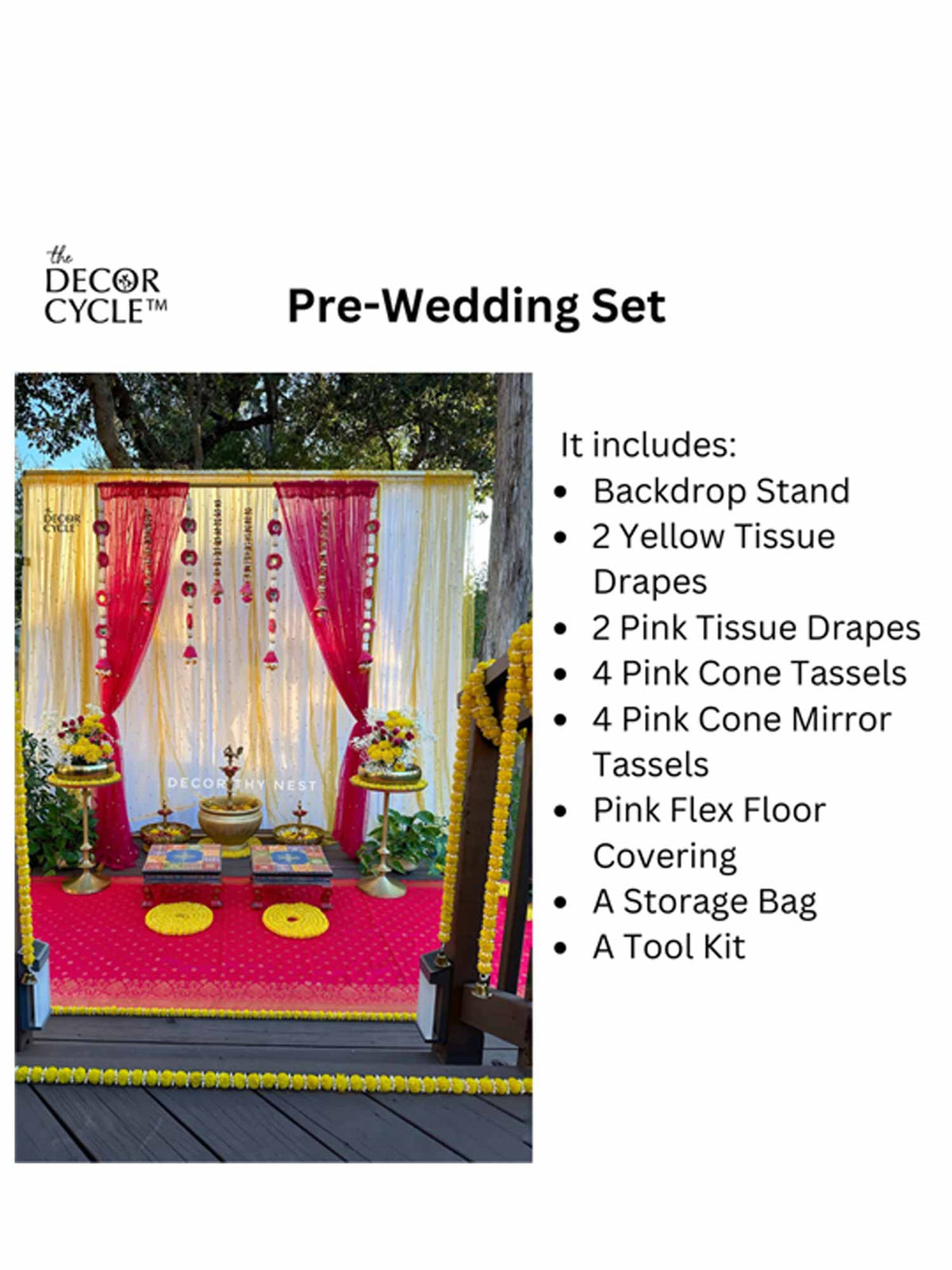 Pre-Wedding Set - The Decor Cycle