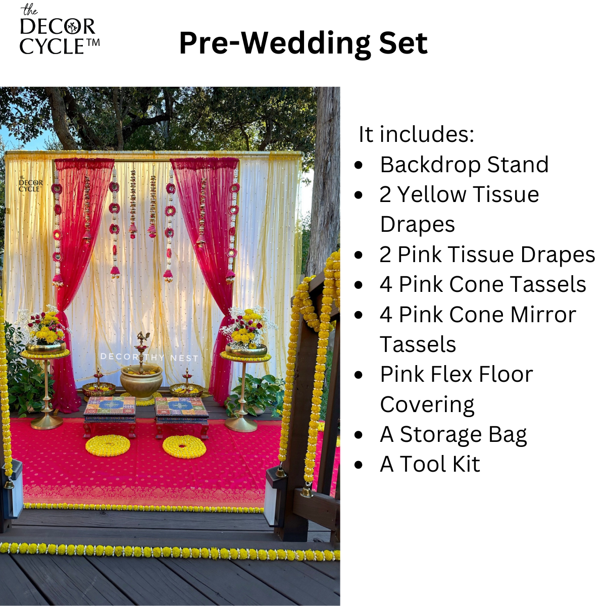 Pre-Wedding Set - The Decor Cycle