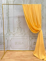 Ochre Yellow Drape - The Decor Cycle