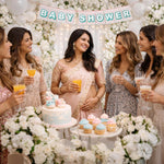 Premium Baby Shower Banner (Blue and Pink)