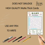 Baby Word Search- Boho