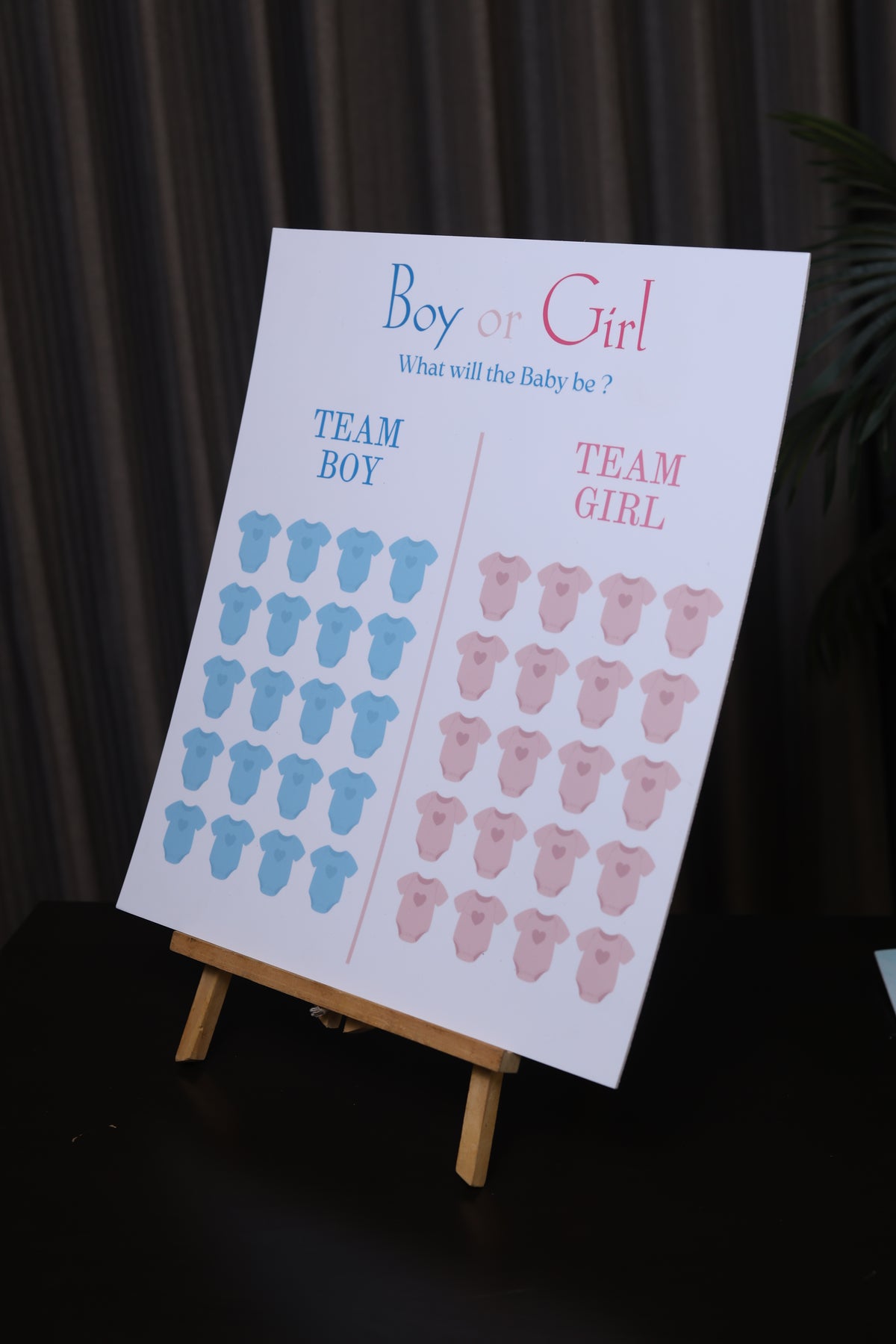 What will it be, Girl or Boy? Board (Romper)