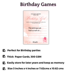 Favorite Memory with the Birthday Girl Cards