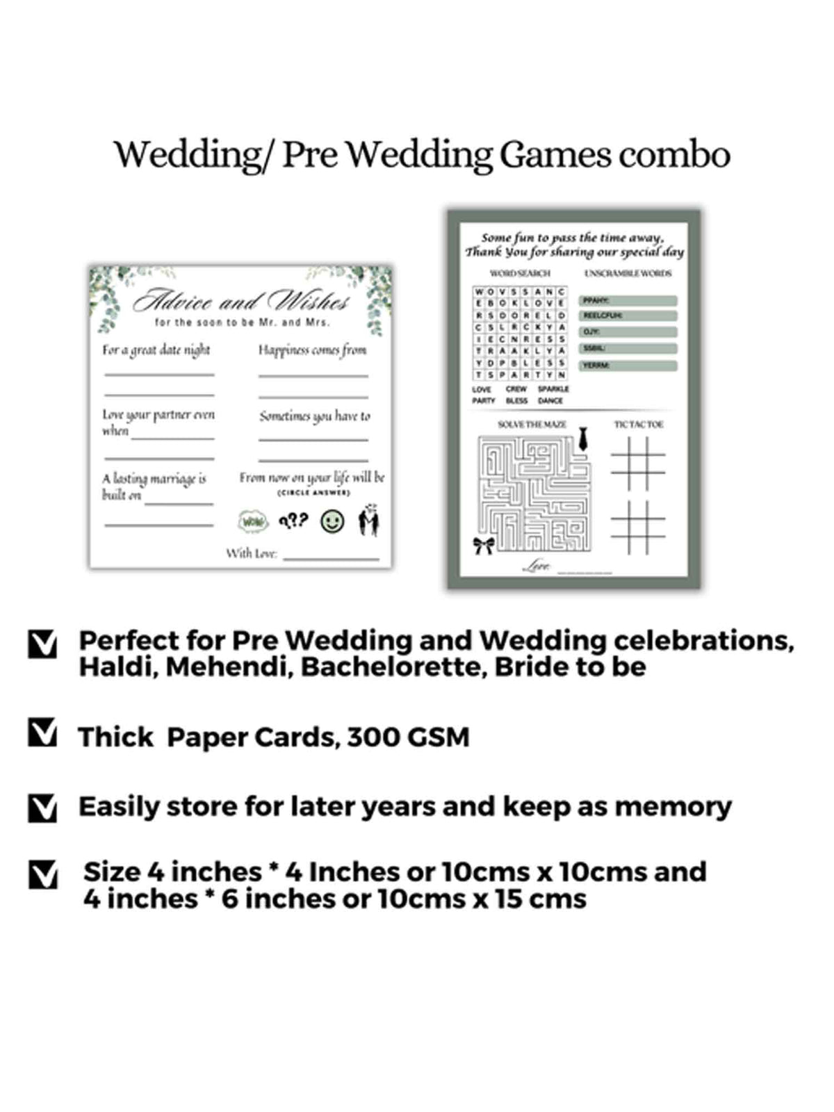 Wedding Games Combo - The Decor Cycle