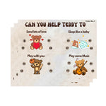 Housie/Tambola/Bingo Tickets Teddy Theme - The Decor Cycle
