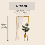 White Net Drape