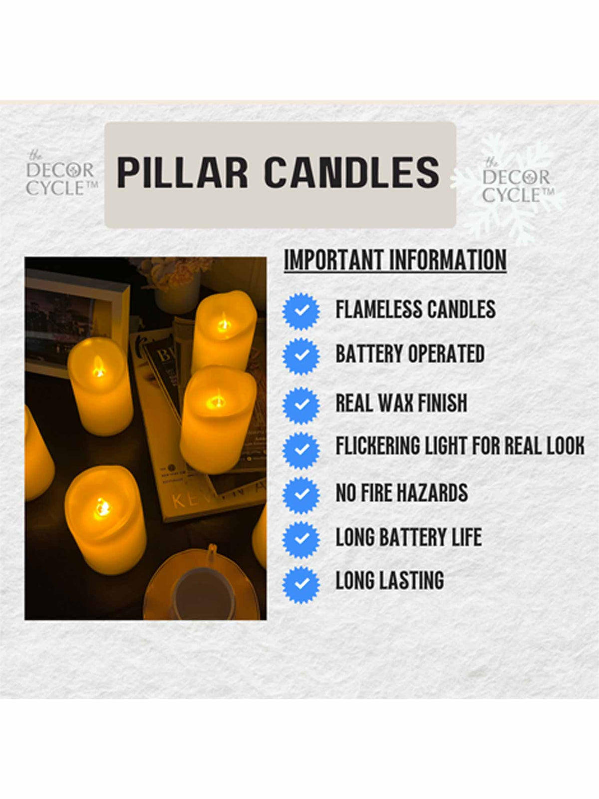LED Pillar Candles