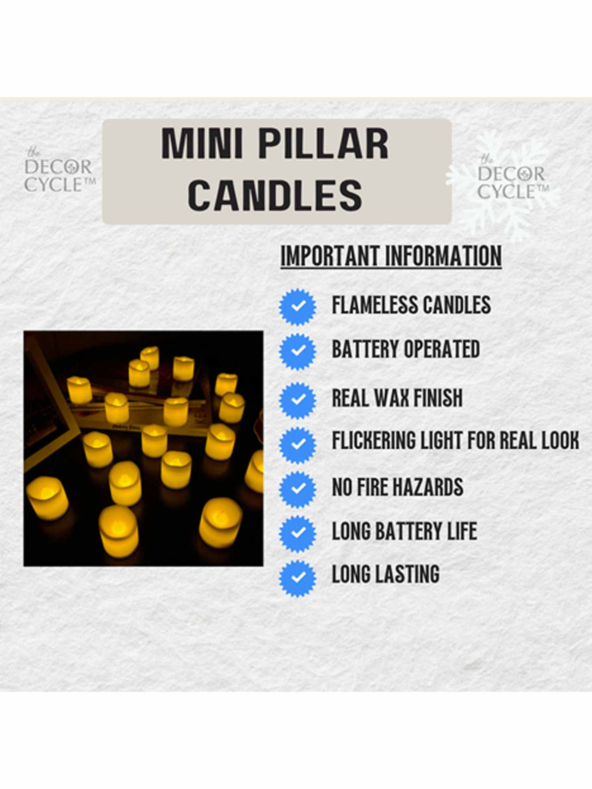Mini Pillar Candles