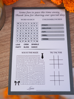 Puzzle Cards for all Events