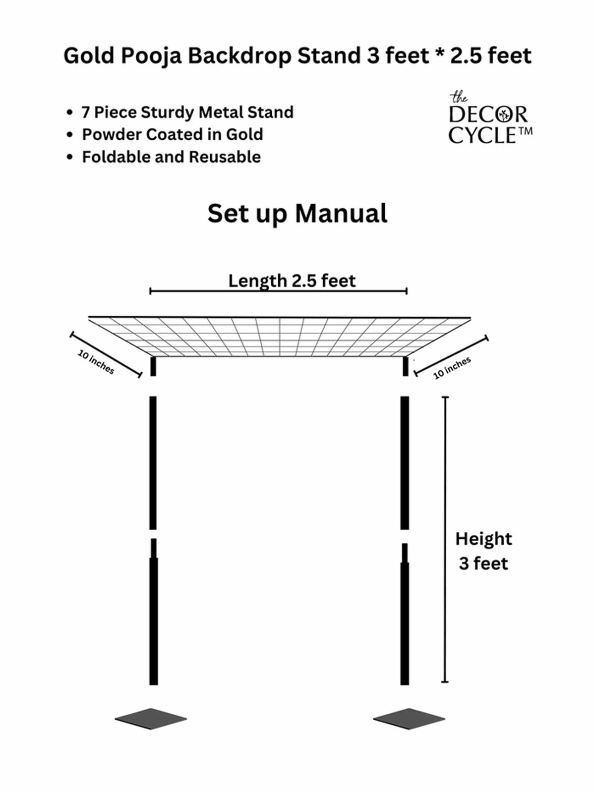 Yellow Tassels Pooja Decor Set - The Decor Cycle