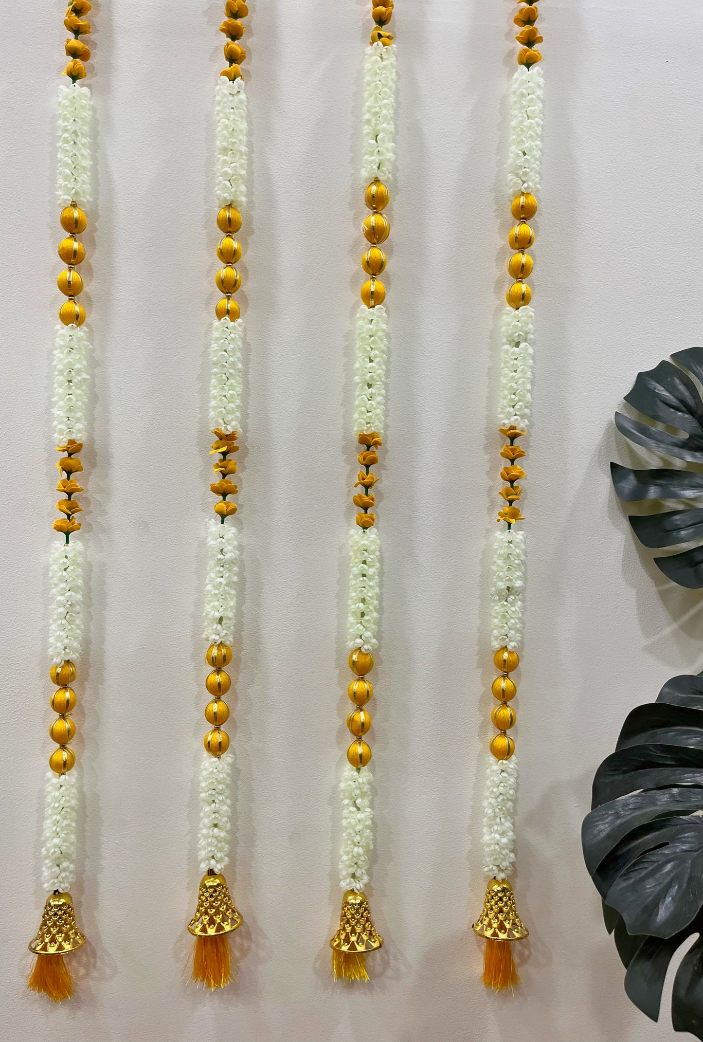 Long Yellow Bell and Tassels Garland - The Decor Cycle