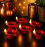 LED Brown Diya | Flameless