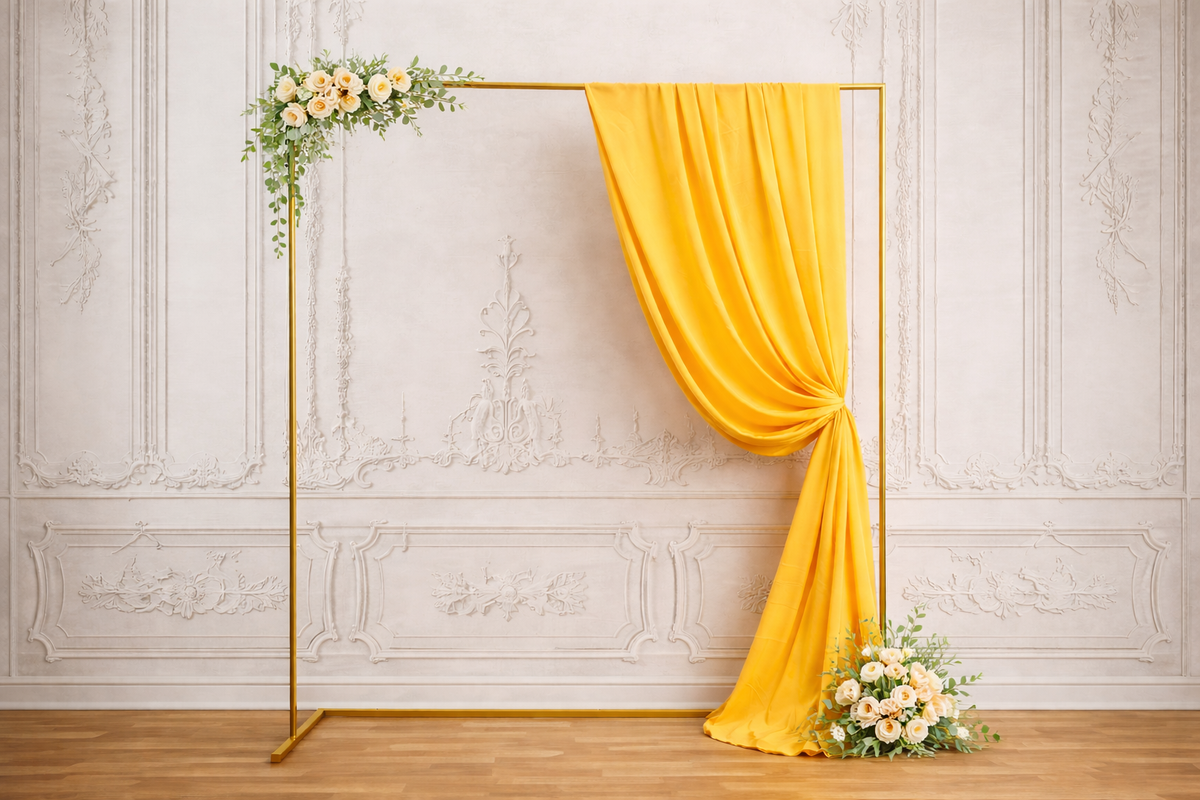 Ochre Yellow Drape