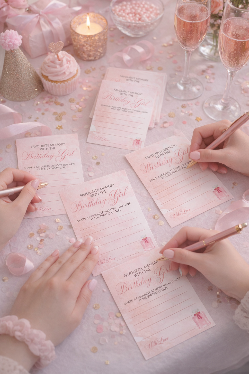 Favorite Memory with the Birthday Girl Cards