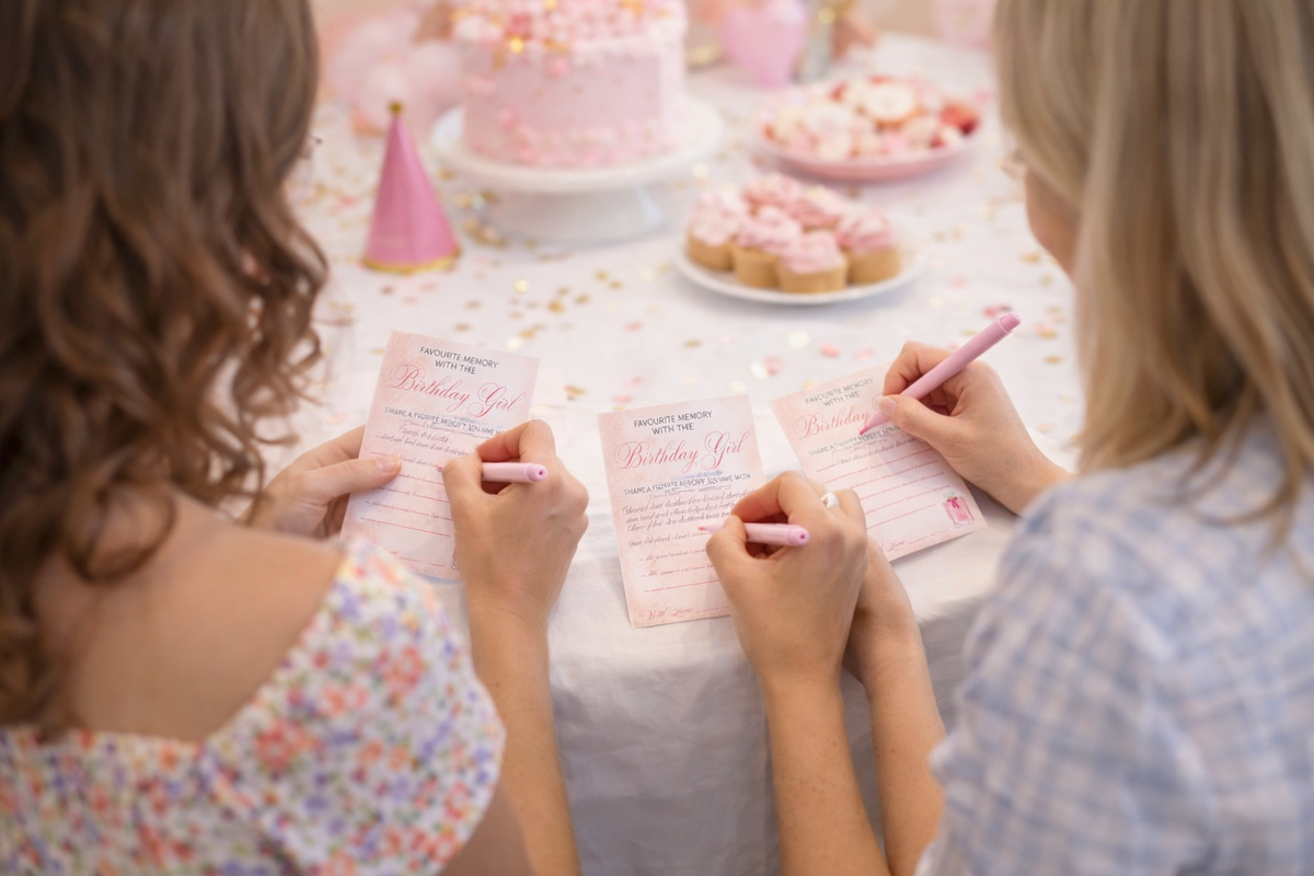 Favorite Memory with the Birthday Girl Cards