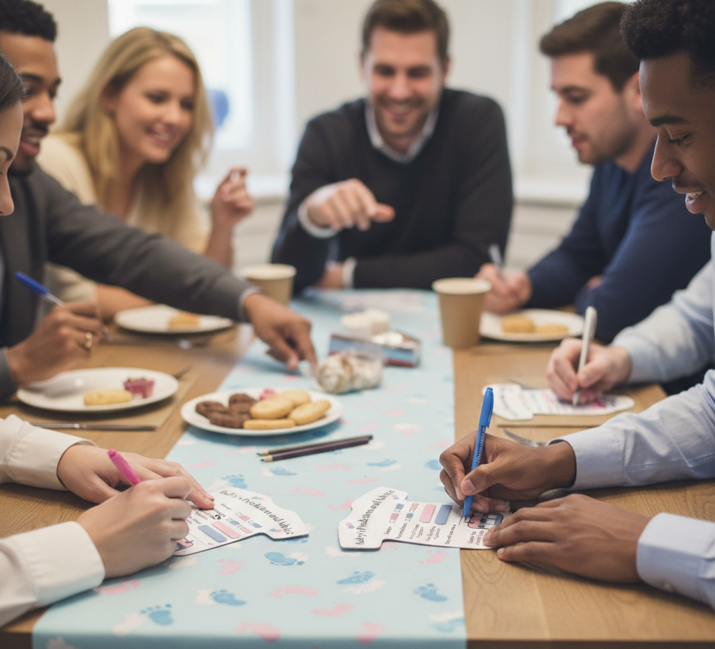 Baby Shower Cards (Romper Shape,White)