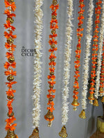 Orange Tassels Decor Set - The Decor Cycle