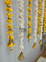Yellow Tassels and Jasmine Bell Combo - The Decor Cycle
