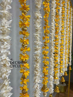 Yellow Tassels and Jasmine Bell Combo - The Decor Cycle