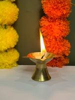 Traditional Brass Diya for Pooja - The Decor Cycle