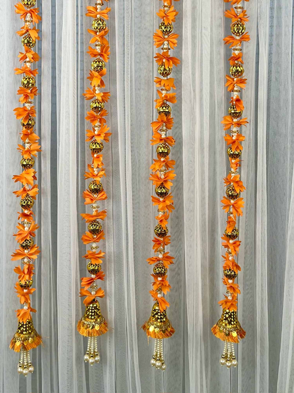 Orange Tassels - The Decor Cycle