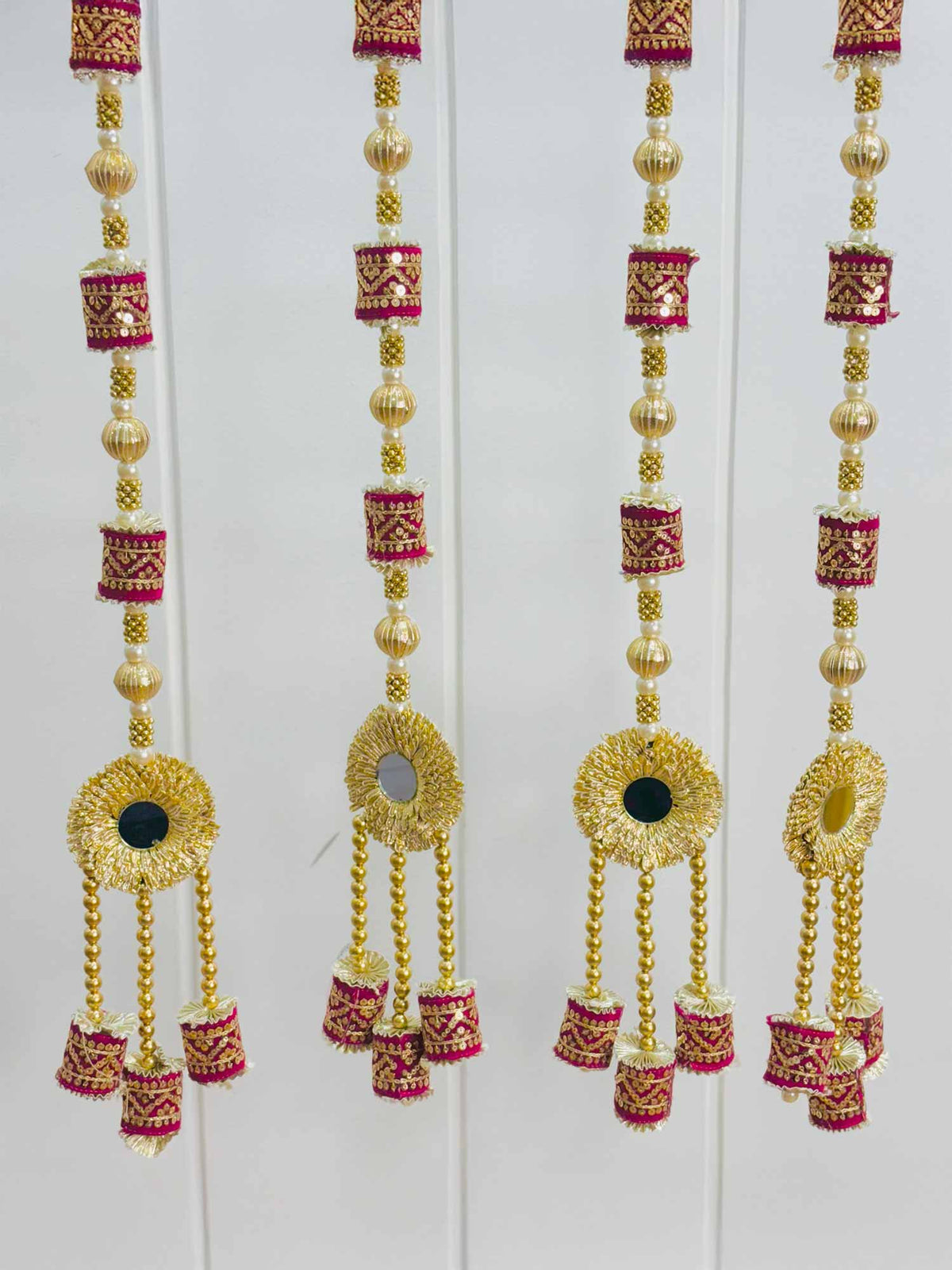 Maroon Cylindrical Tassels